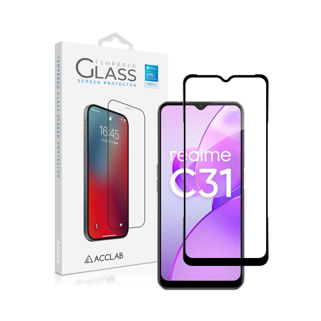 Скло захисне ACCLAB Full Glue Realme C31 (1283126540721) - зображення 7