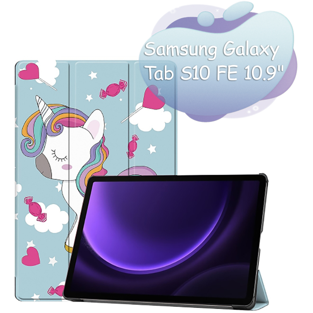 Чохол до планшета BeCover Smart Case Samsung Galaxy Tab S10 FE (SM-X520/SM-X526) 10.9" Unicorn (713293) - зображення 1