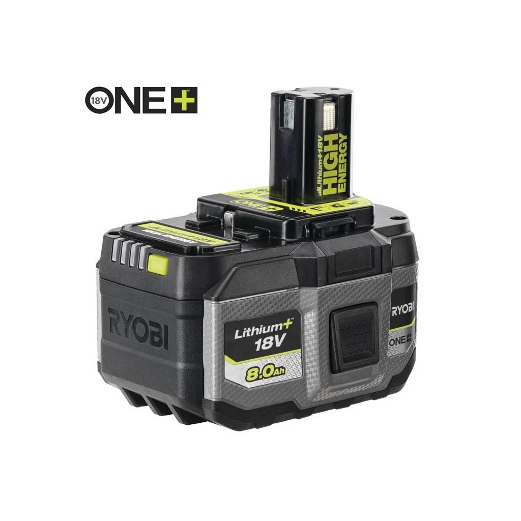 Акумулятор до електроінструменту Ryobi ONE+ RB1880T High Energy Lithium+, 18V, 8Ah, 1.3кг (5133006264) - зображення 1