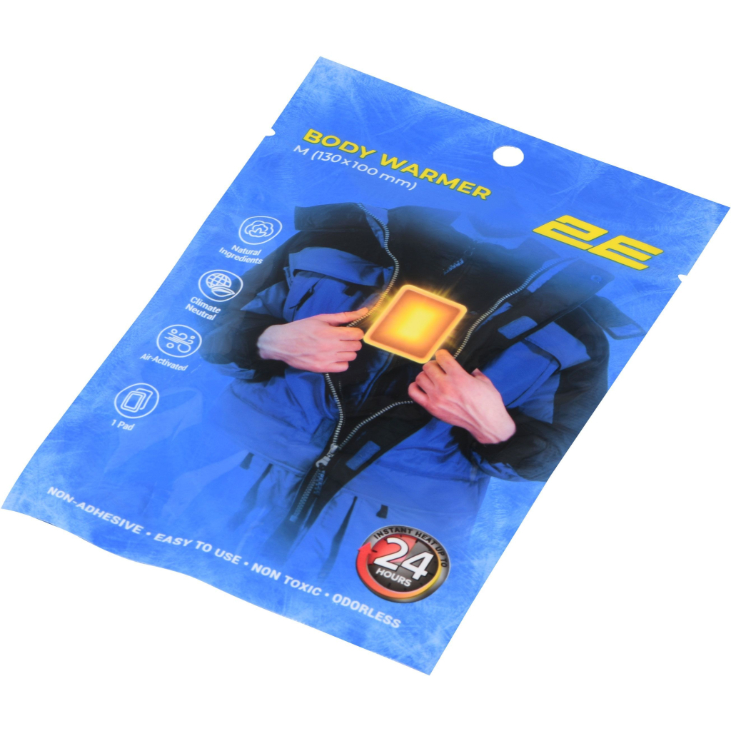 Хімічна грілка 2E для тіла, розмір M (130x100мм), неклейка, до 24 годин (2E-BWNA24M) - изображение 3