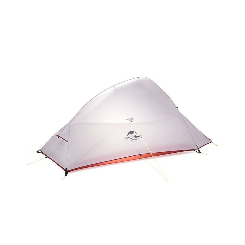 Намет Naturehike Сloud Up 1 Updated NH18T010-T 20D Grey/Red (6927595730522) - зображення 1