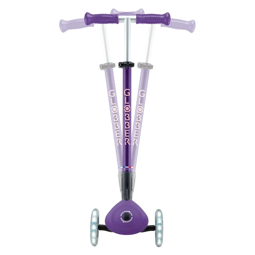 Самокат Globber серії Elite Lights фіолетово-рожевий Колеса з підсвічуванням (439-603-3) - зображення 7