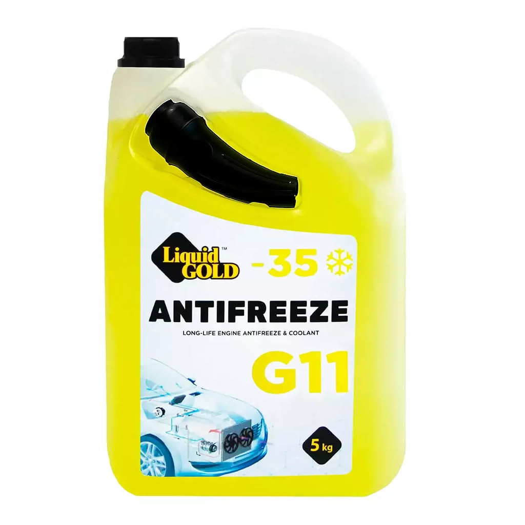 Антифриз Liquid Gold G11 -35°C Жовтий 5 л (300320) - зображення 1