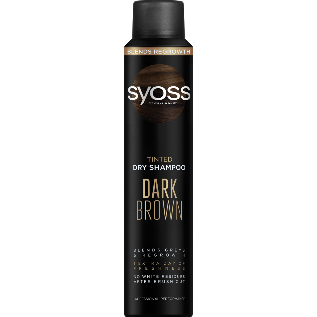 Сухий шампунь Syoss Dark Brown з тонувальним ефектом 200 мл (9000101658477) - изображение 1