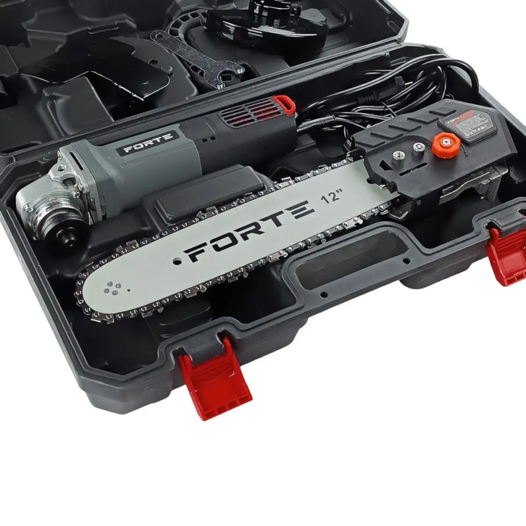 Ланцюгова пила Forte AGCS1001 2в1 пила/шліфмашина, 1000Вт, 125мм, 12" (108227) - зображення 5