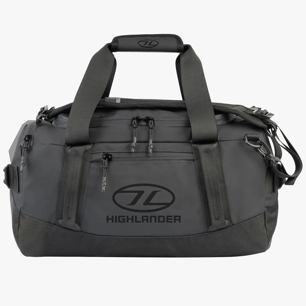 Дорожня сумка Highlander водозахисна Hauler Duffel 30L Black (DB131-BK) (931646) - зображення 1
