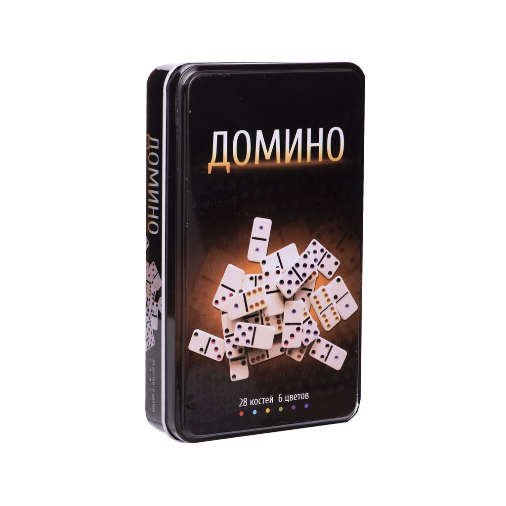 Настільна гра Johnshen Sports Доміно (у металевій коробці) (IG-3974) - зображення 3