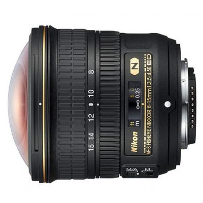 Об'єктив Nikon 8-15mm f/3.5-4.5E ED AF-S FISHEYE (JAA831DA) - зображення 1