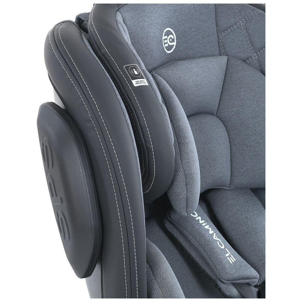 Автокрісло El Camino ME 1045-1 Evolution 2 360 Isofix Royal dark gray 0-36 кг - зображення 11