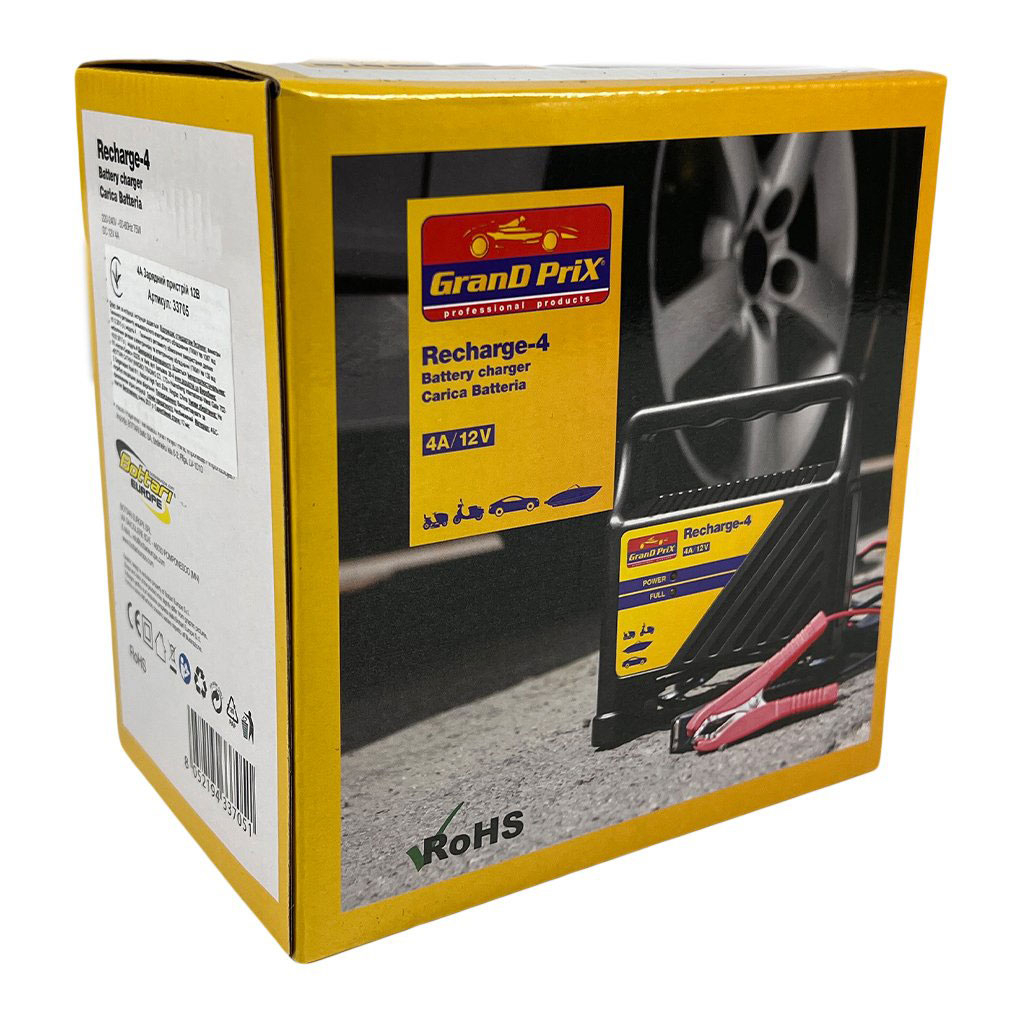 Зарядний пристрій для автомобільного акумулятора GRAND PRIX 4A 12V (33705-IS) - изображение 9
