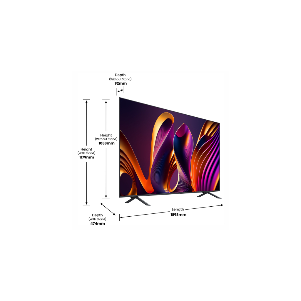 Телевізор Hisense 85E7NQ PRO - зображення 9