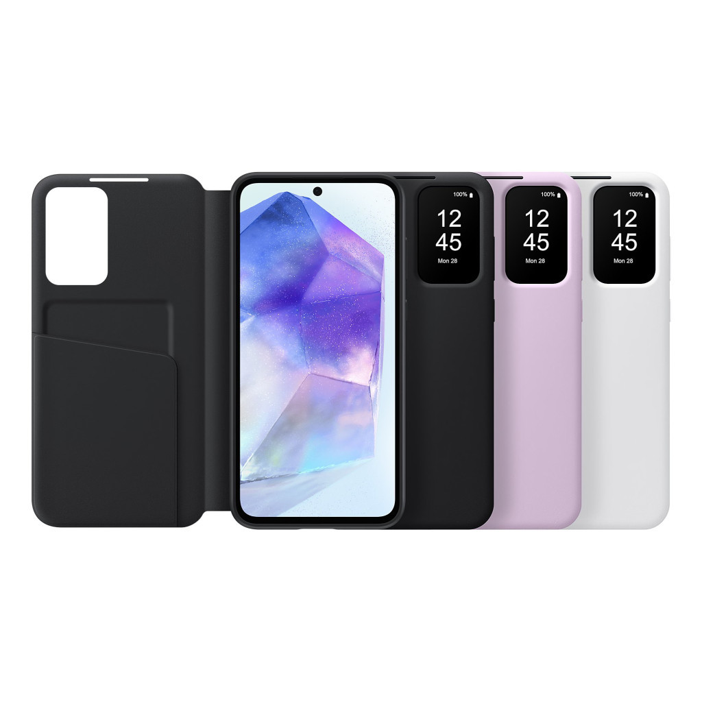 Чохол до мобільного телефона Samsung Galaxy A55 (A556) Smart View Wallet Case White (EF-ZA556CWEGWW) - зображення 6