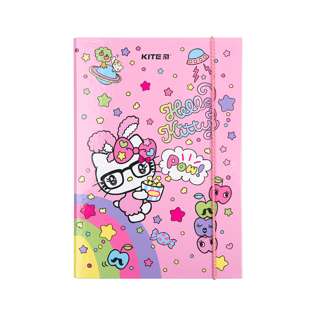 Папка для зошитів Kite В5 на гумці Hello Kitty, картон (HK23-210) - зображення 2