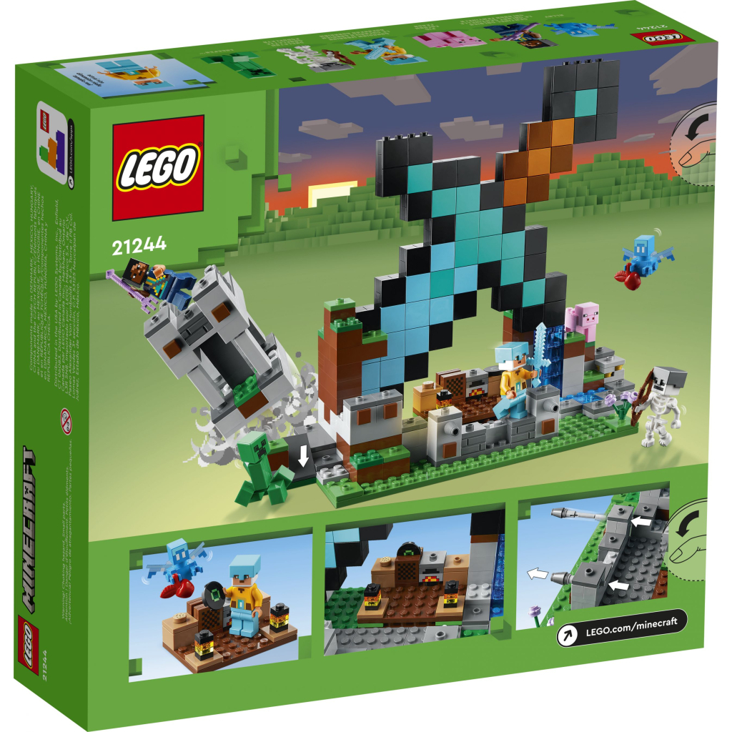 Конструктор LEGO Minecraft Форпост із мечем 427 деталей (21244) - зображення 7