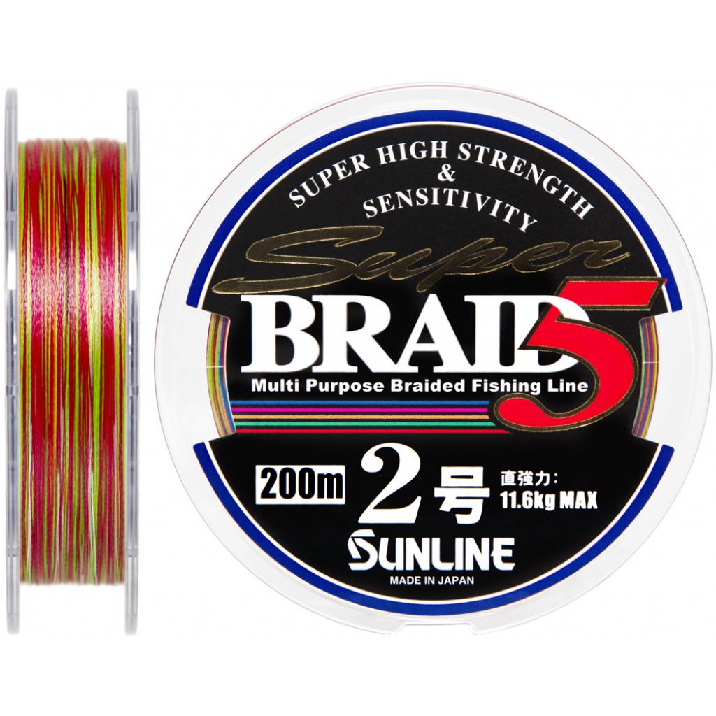 Шнур Sunline Super Braid 5 200m #2.0/0.225мм 11.6кг (1658.05.87) - зображення 1