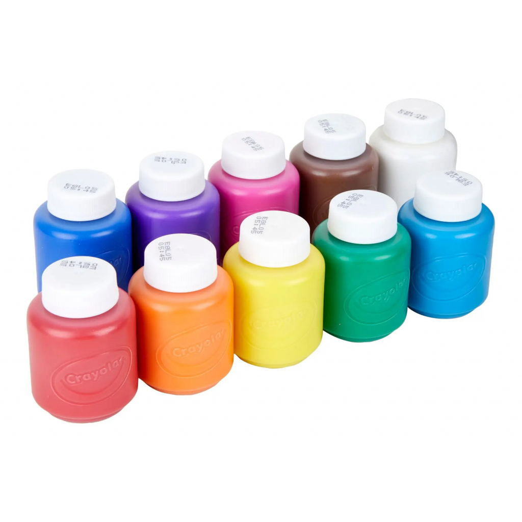 Гуашеві фарби Crayola Classic Washable 10 шт у пляшечках (256324.006) - зображення 3