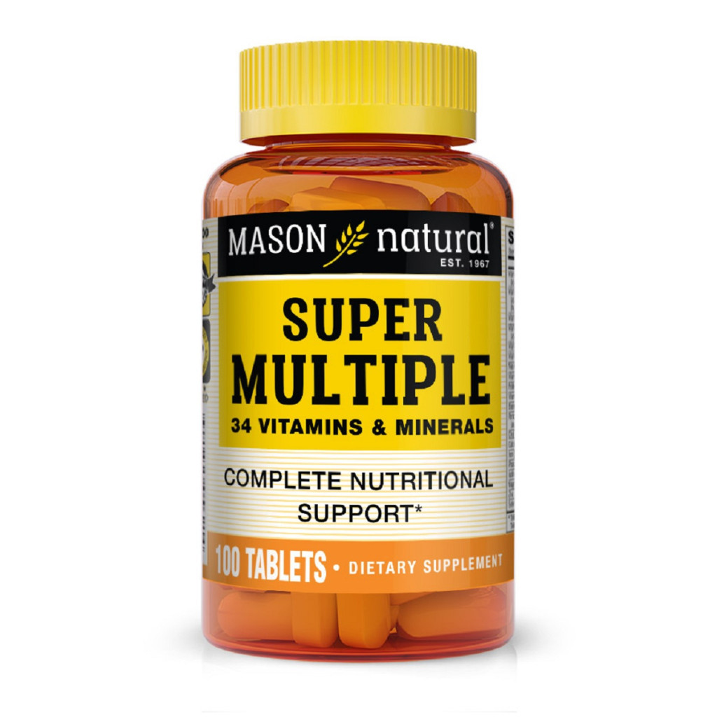 Вітамінно-мінеральний комплекс Mason Natural Натуральний Комплекс Супер Мультивітаміни та мінерали, (MAV05621) - зображення 1