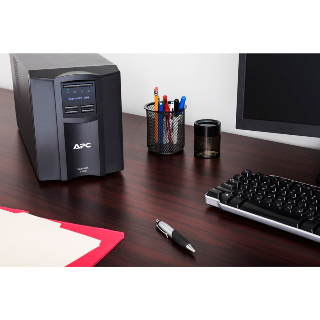Пристрій безперебійного живлення APC Smart-UPS 1500VA LCD SmartConnect (SMT1500IC) - зображення 4