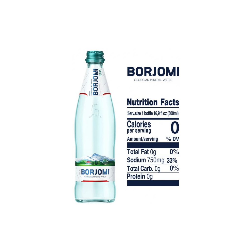 Мінеральна вода Borjomi 0.5 газ скл - изображение 5