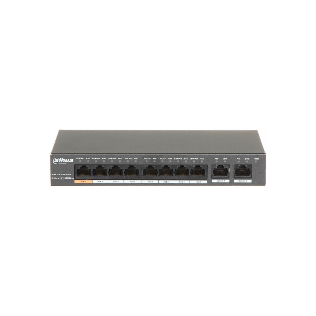 Комутатор мережевий Dahua DH-PFS3010-8GT-96 - зображення 1