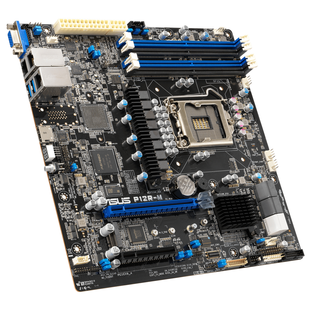 Серверна материнська плата ASUS P12R-M/ASMB10 (90SB09X0-M2UAY0) - зображення 2