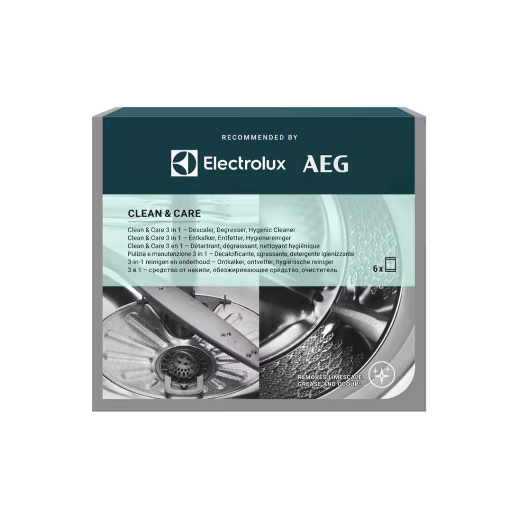 Очищувач для пральних машин Electrolux Clean & Care 3 в 1 6 шт. (M2GCP601) - изображение 1