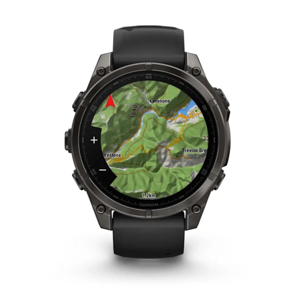 Смарт-годинник Garmin fenix 8 47mm, AMOLED, Saph, CrbnGryTi/Blk, Blk/PebbleGryBnd, GPS (010-02904-21) - зображення 11