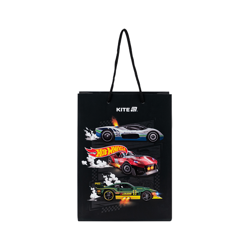 Подарунковий пакет Kite Hot Wheels, 18х24 см (HW25-265) - изображение 2