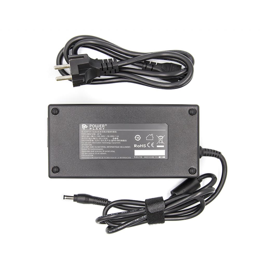 Блок живлення до ноутбуку PowerPlant ASUS 220V, 19V 180W 9.5A (5.5*2.5) (AS180F5525) - зображення 1