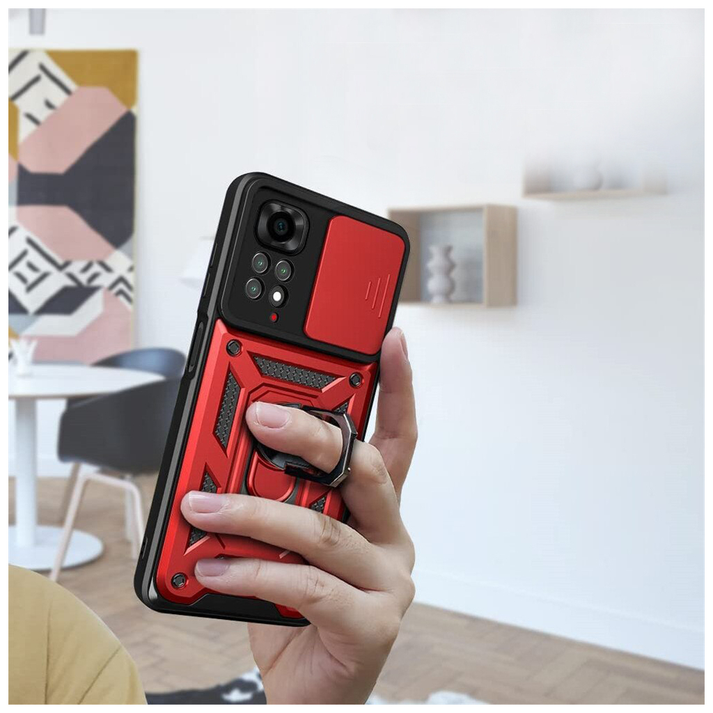 Чохол до мобільного телефона BeCover Military Xiaomi Redmi Note 11 / Note 11S Red (707415) - зображення 6