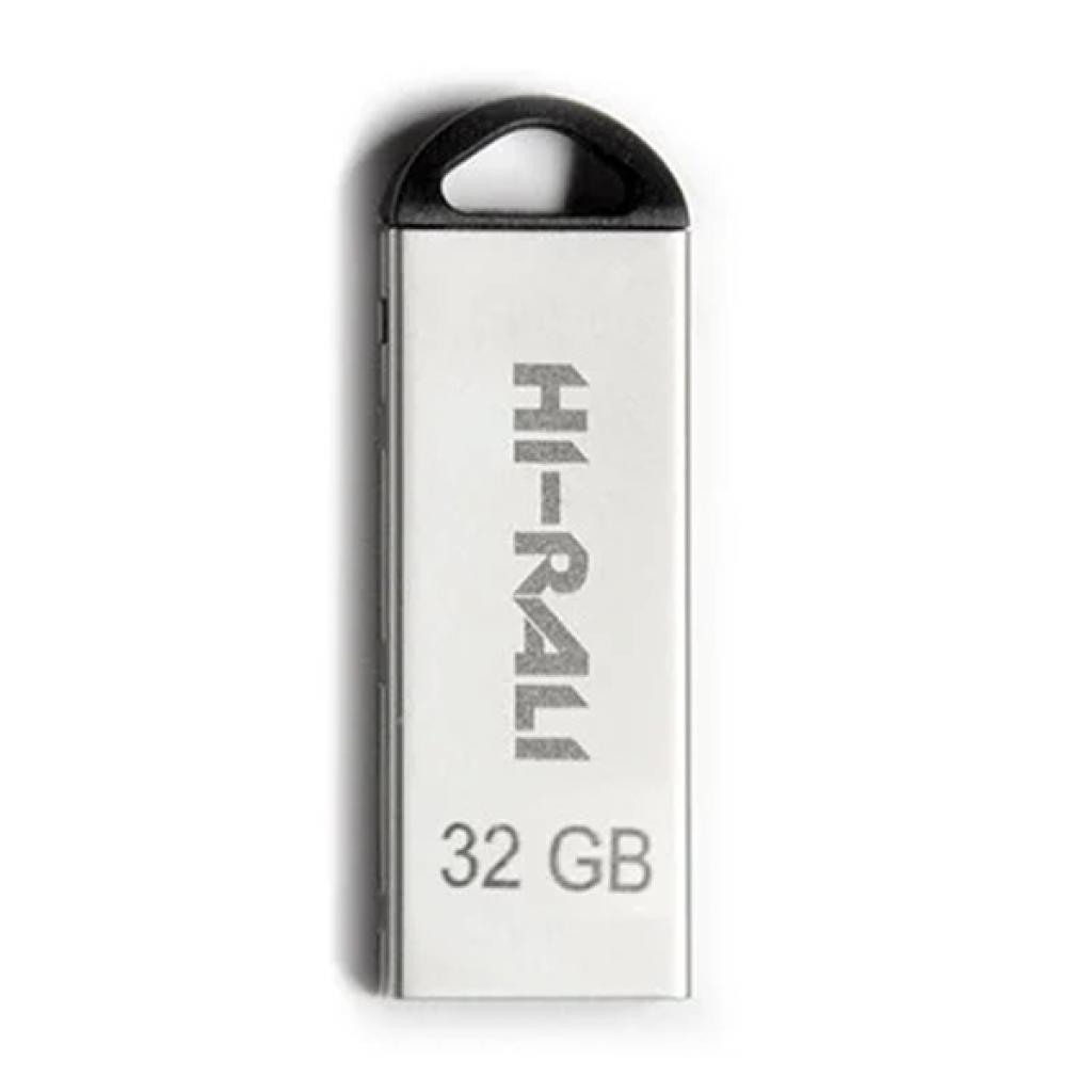 USB флеш накопичувач Hi-Rali 32GB Fit Series Silver USB 2.0 (HI-32GBFITSL) - зображення 1