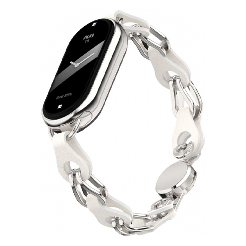 Ремінець до фітнес браслета Armorstandart Chain Wristband для Xiaomi Mi Band 8 Silver (ARM69922) - зображення 1