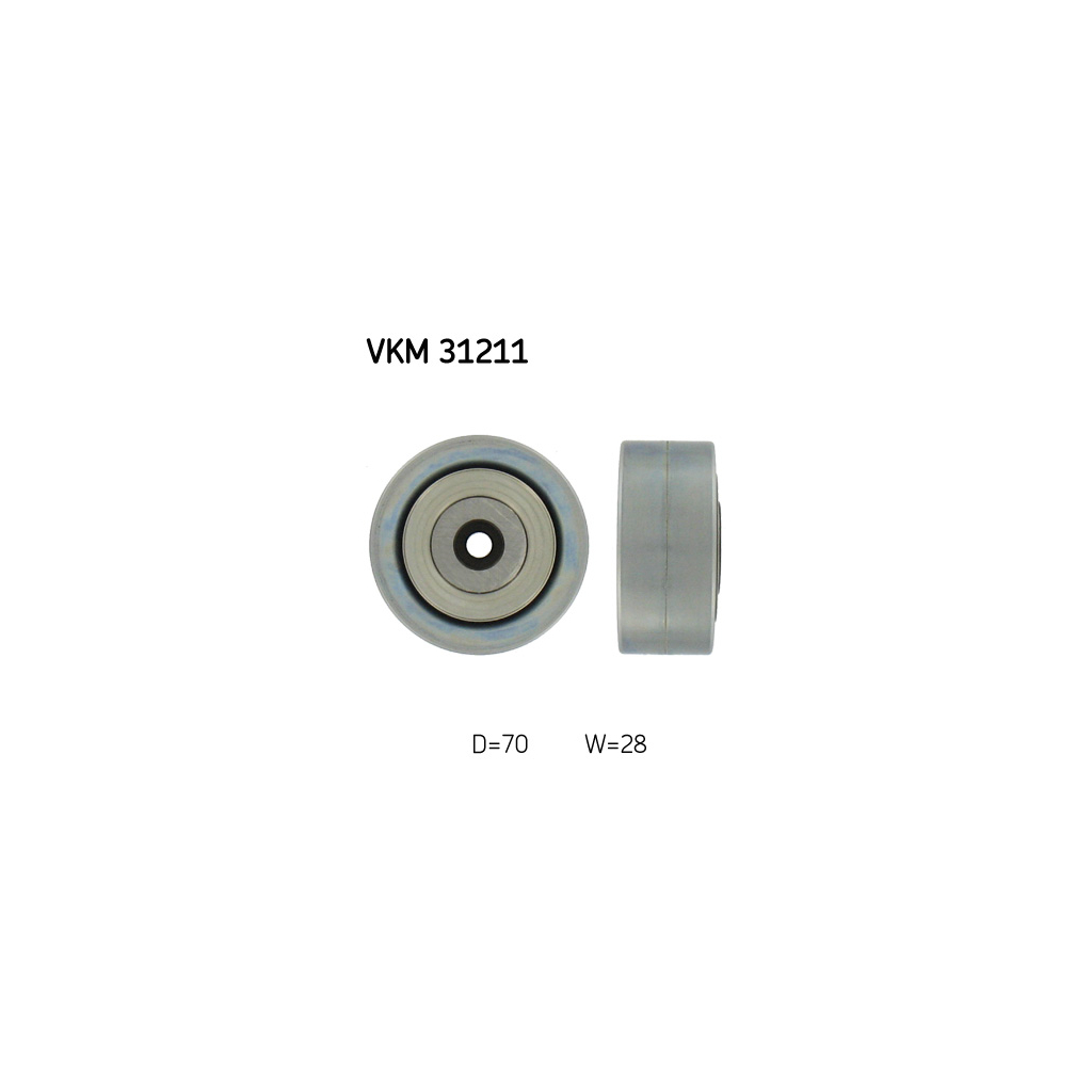 Ролик натягувача ременя SKF VKM 31211 - зображення 1