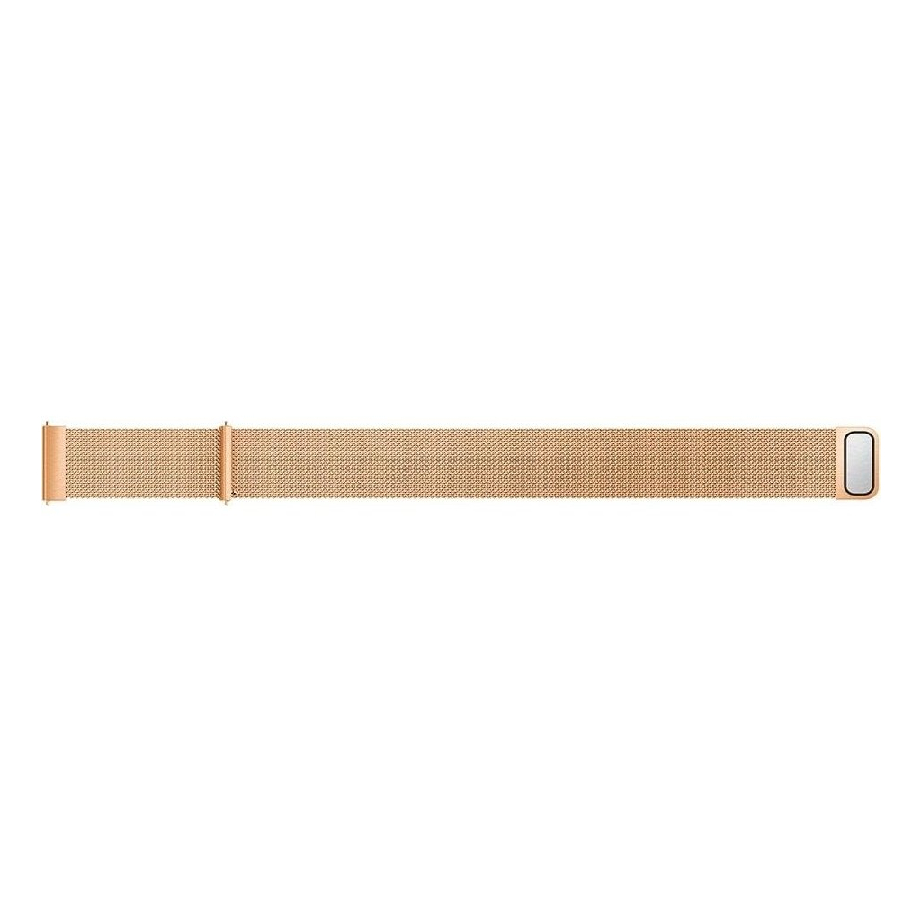 Ремінець до смарт-годинника BeCover Milanese Style для Samsung Galaxy (20mm)/Watch 5/ Watch 4.../Gear S2 Classic/Gear Sport Rose Gol (707676) - зображення 2
