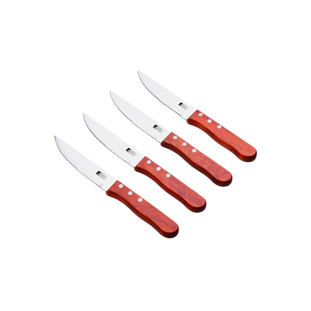 Набір ножів Bergner Bbq lovers для стейків, 4 предмети (BG-40201-MM) - зображення 2