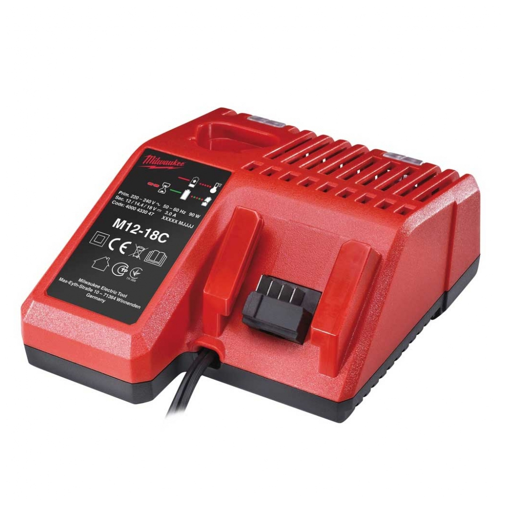 Зарядний пристрій для акумуляторів інструменту Milwaukee M12-18C (4932352959) - изображение 1