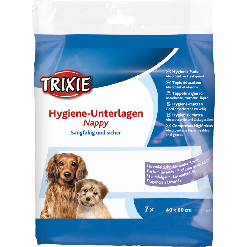 Пелюшки для собак Trixie з запахом лаванди 40х60 см 7 шт (4047974233719) - изображение 1