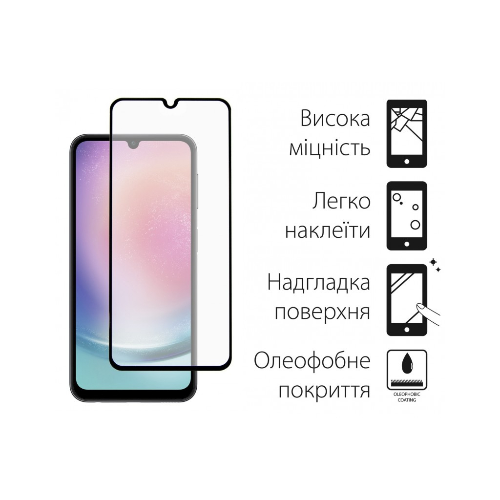 Скло захисне Dengos Samsung Galaxy A24 2шт. (DG-TG2P-20) - зображення 2