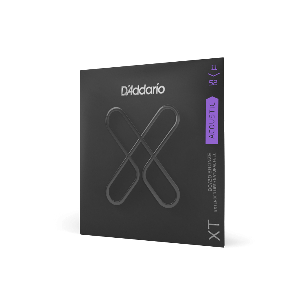Струни для гітари D'Addario XT 80/20 Bronze Custom Light (11-52) (XTABR1152) - зображення 2