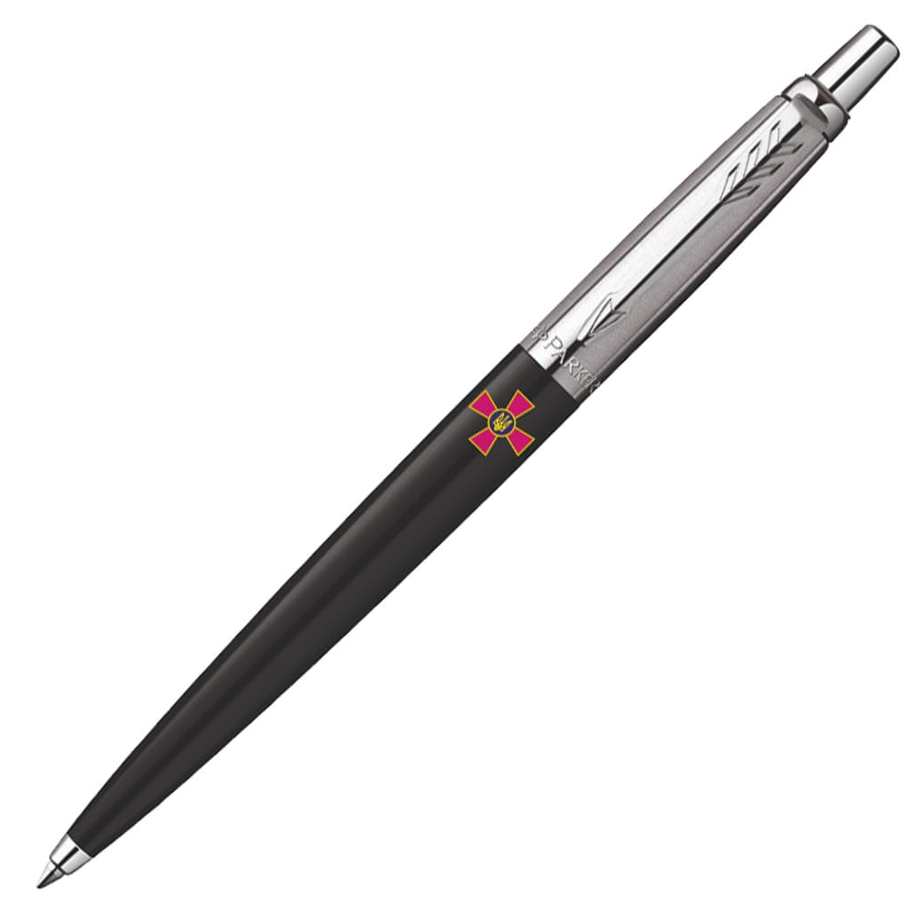 Ручка кулькова Parker JOTTER 17 Originals ARMY Black CT BP Емблема ЗСУ + блокнот Parker + подар.упаковка (15632b24_W0010u) - зображення 4