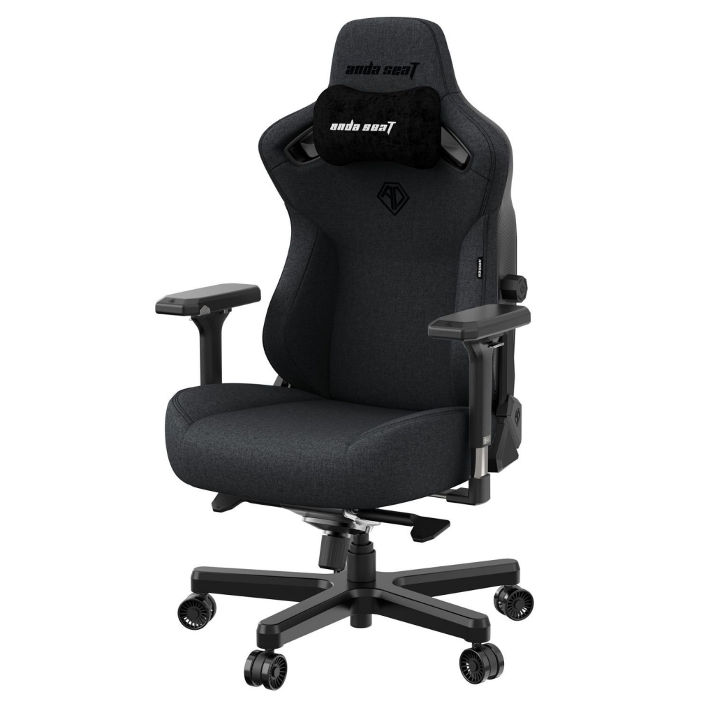 Крісло ігрове Anda Seat Kaiser 3 Fabric Size L Dark Gray (AD12YDC-L-01-GB-CF) - зображення 4