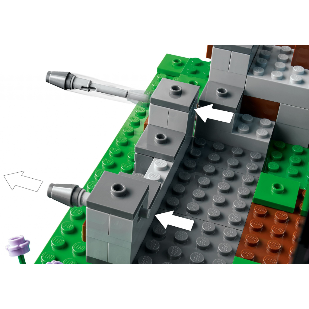 Конструктор LEGO Minecraft Форпост із мечем 427 деталей (21244) - зображення 4