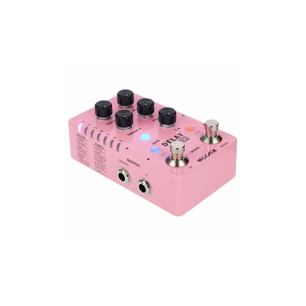 Педаль ефектів Mooer D7 X2 Delay - зображення 7