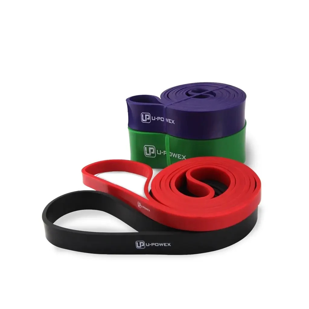 Еспандер U-Powex Power Band набір 4шт + якір + ручки 4,5-57kg (UP_1080_4in_+2esp) - зображення 4