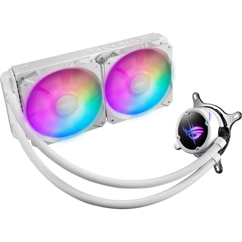 Система рідинного охолодження ASUS ROG Strix LC II 240 ARGB White Edition (90RC00E2-M0UAY4) - зображення 1