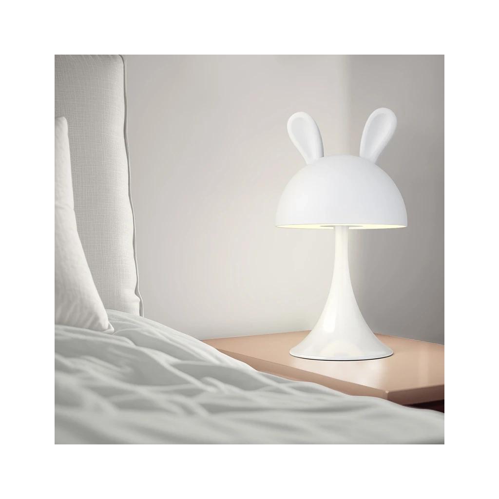 Нічник Kite Світильник LED з акумулятором Simple Bunny, білий (K25-317-1-1) - зображення 5