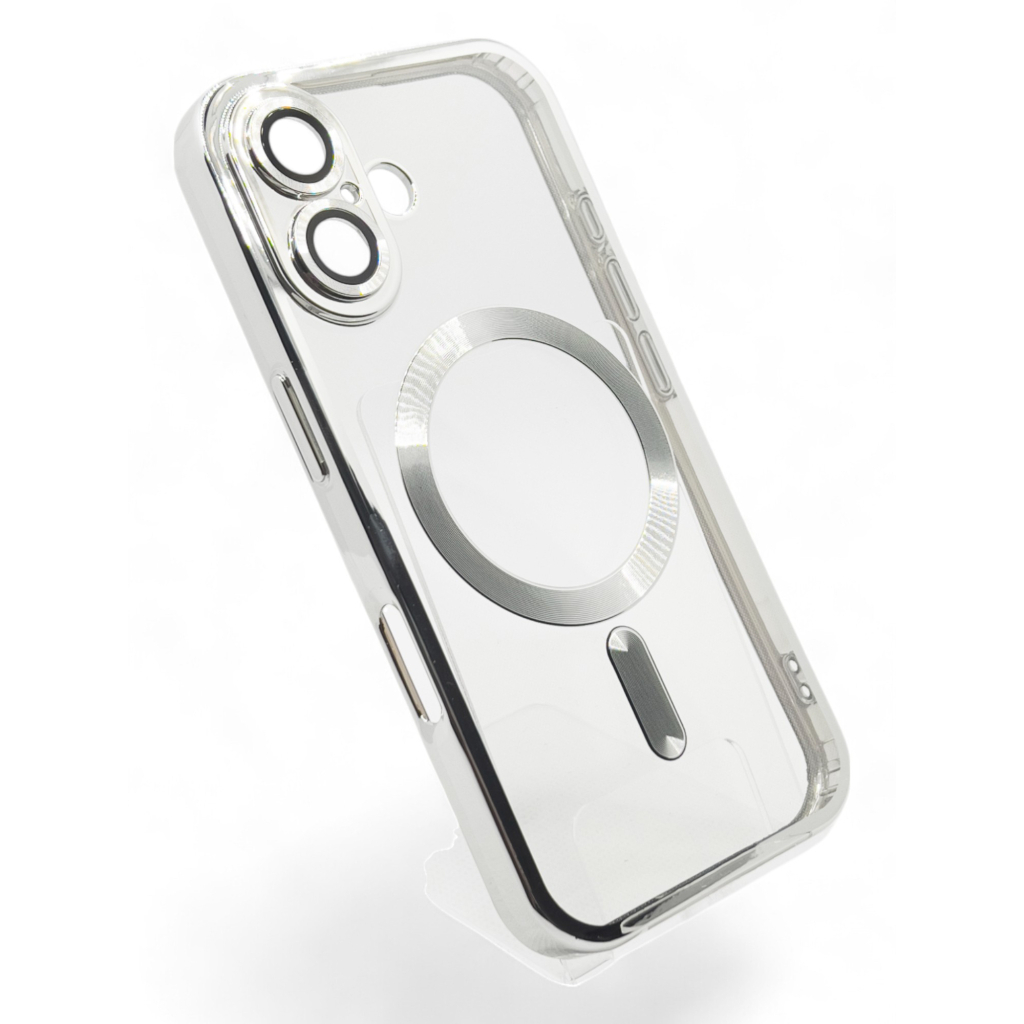Чохол до мобільного телефона BeCover TPU Chrome Case (MagSafe) для Apple iPhone 16 Plus Silver (712078) - зображення 2