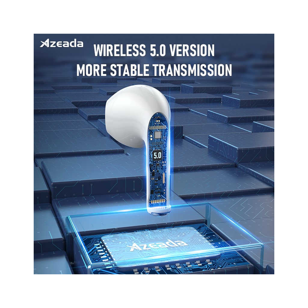 Навушники Proda Azeada Lingcon 4th Mini TWS BT-112 White (PRD-BT112WT) - зображення 8