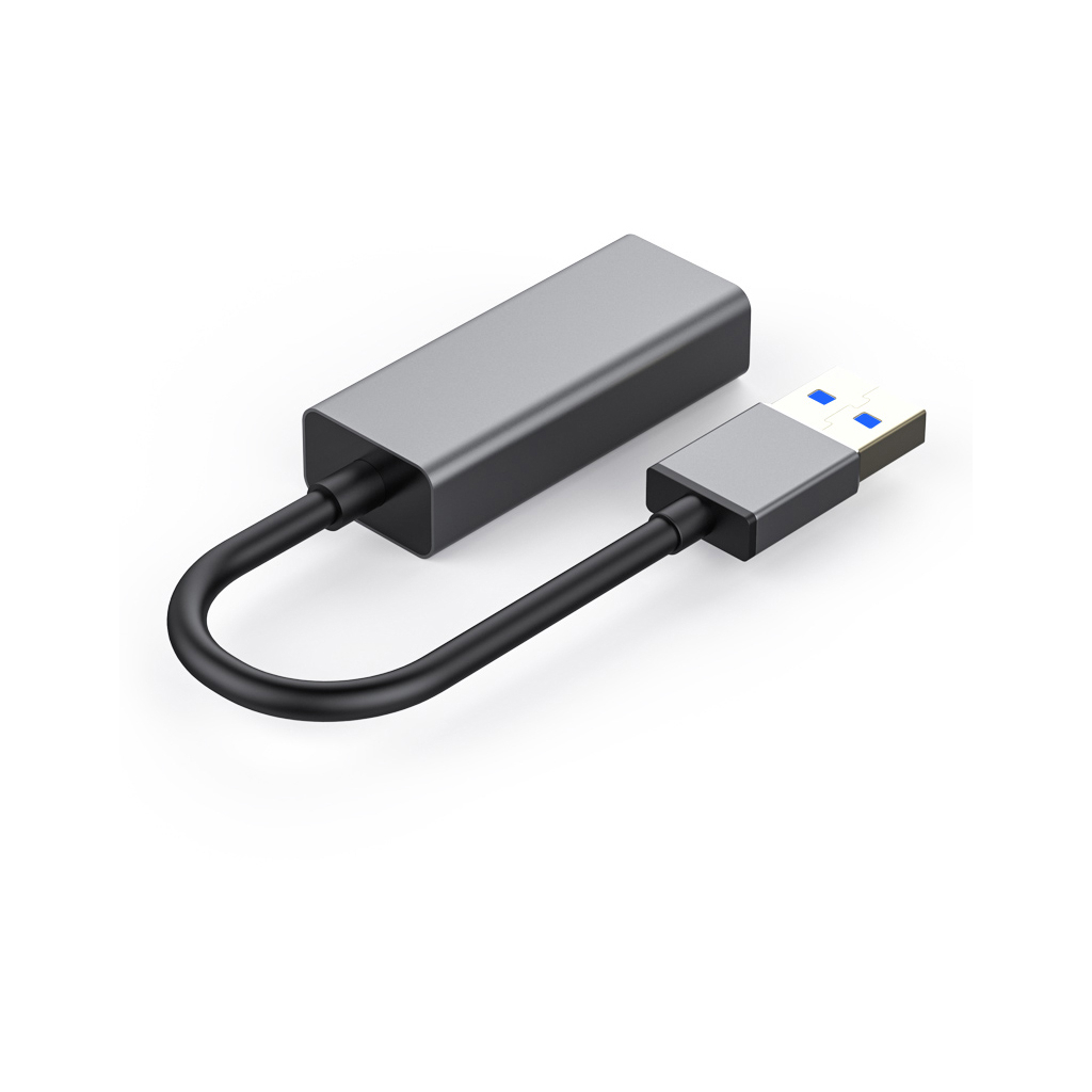 Перехідник USB 3.0 AM to RJ45 Ethernet 1000Mbps Dynamode (DM-AD-GLAN) - изображение 2