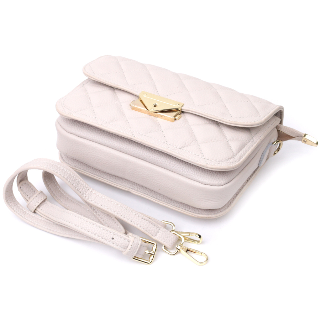 Сумка Vintage З натуральної шкіри Біла (22672) - зображення 6